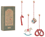 Juego de adornos de metal - La Navidad de Peter - Rojo/Azul