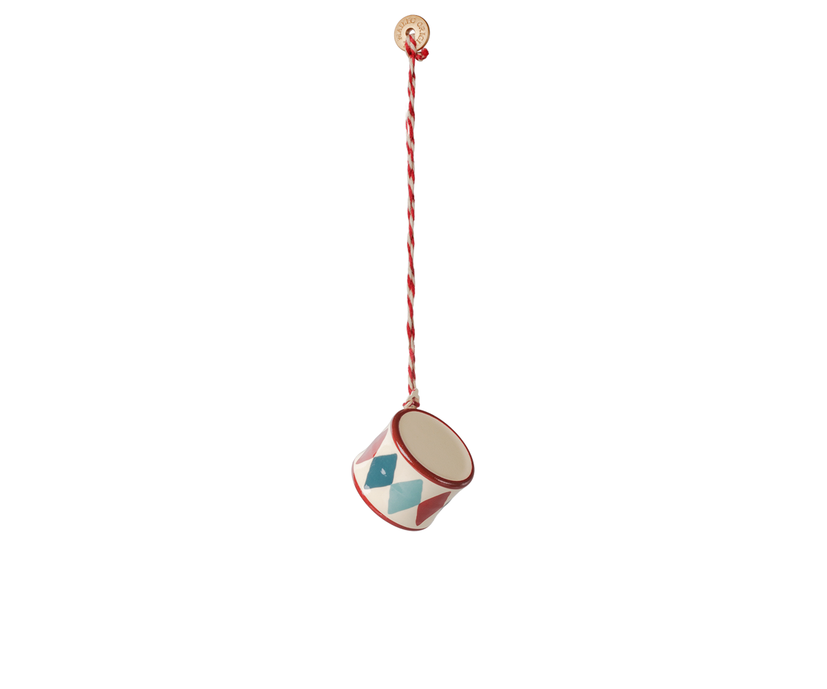 Juego de adornos de metal - La Navidad de Peter - Rojo/Azul
