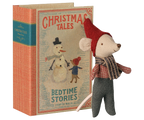 Ratón de Navidad, bebé en libro - Maileg