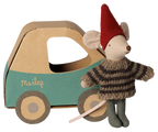 Ratón de Navidad, hermanito en caja con forma de coche - Maileg