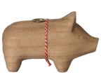 Portavelas de madera, cerdo, Pequeño - Maileg