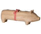 Portavelas de madera, cerdo, Adviento grande - Maileg