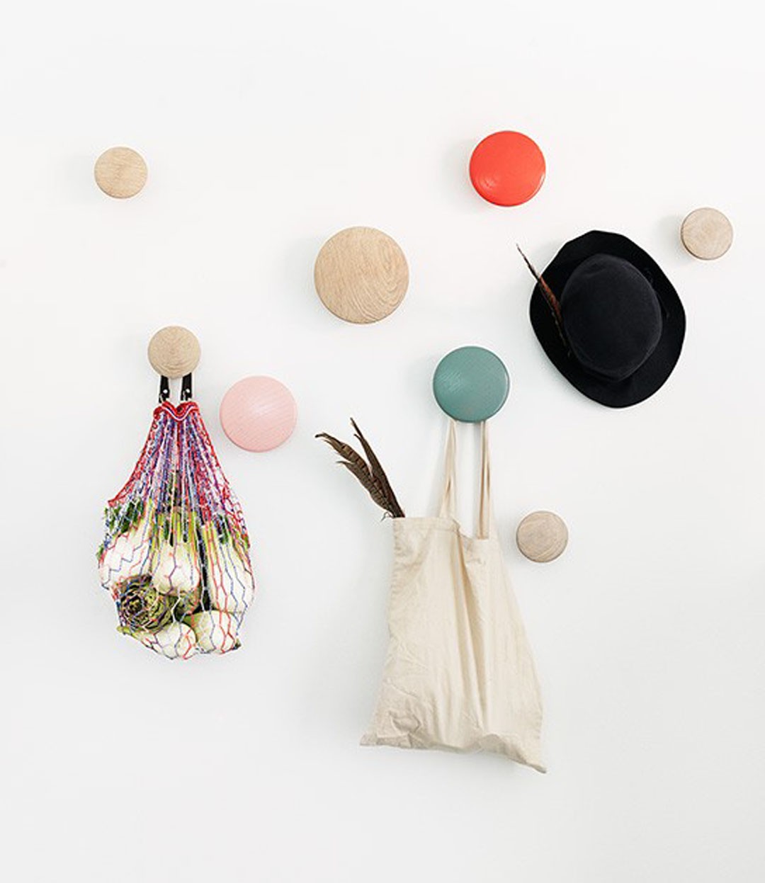 Coat racks | Dots oak