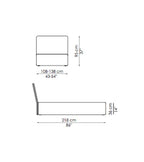 True Bed 90x200
