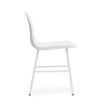 White Chair with Steel Legs | Form