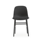 Silla Form Negra Patas Acero