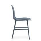 Form Chair, Blue, Steel Legs