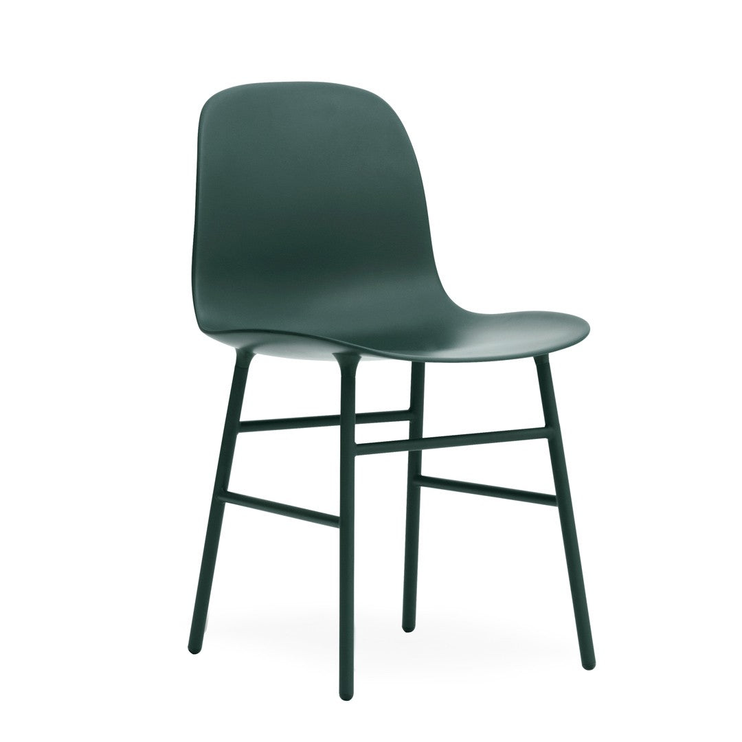Green Chair with Steel Legs | Form
