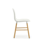 White Chair with Oak Legs | Form