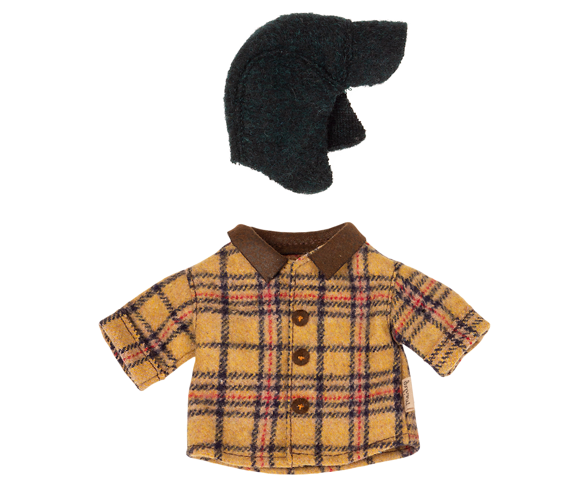 Chaqueta y sombrero de leñador para papá Teddy