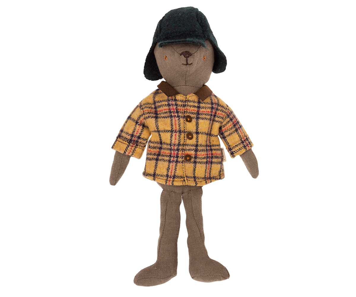 Chaqueta y sombrero de leñador para papá Teddy