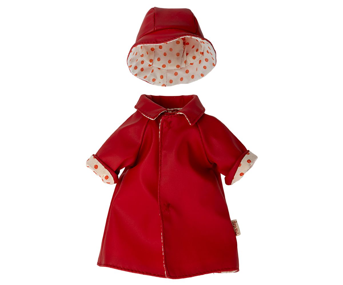 Sombrero chubasquero , mamá de peluche