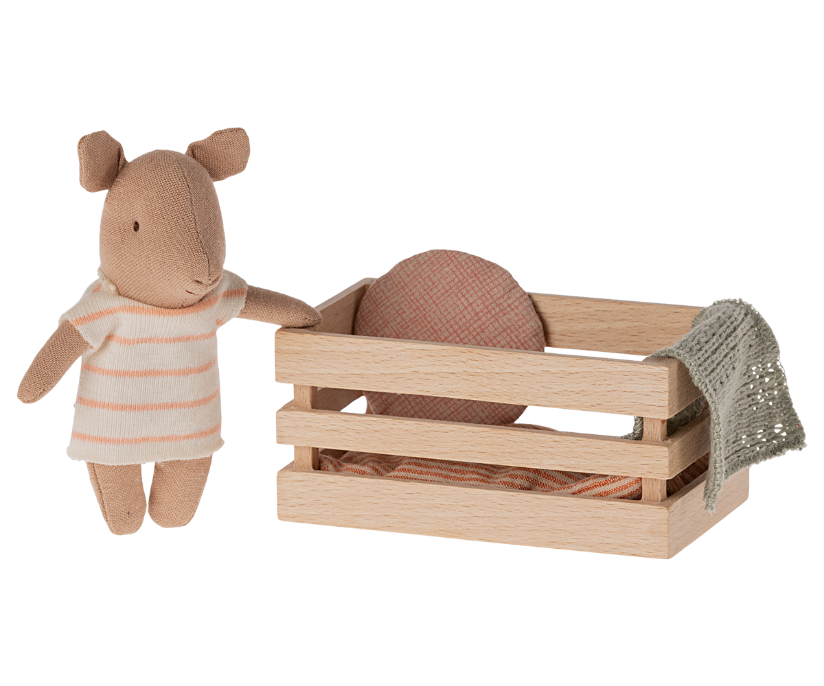 Cerdo, Bebé en caja