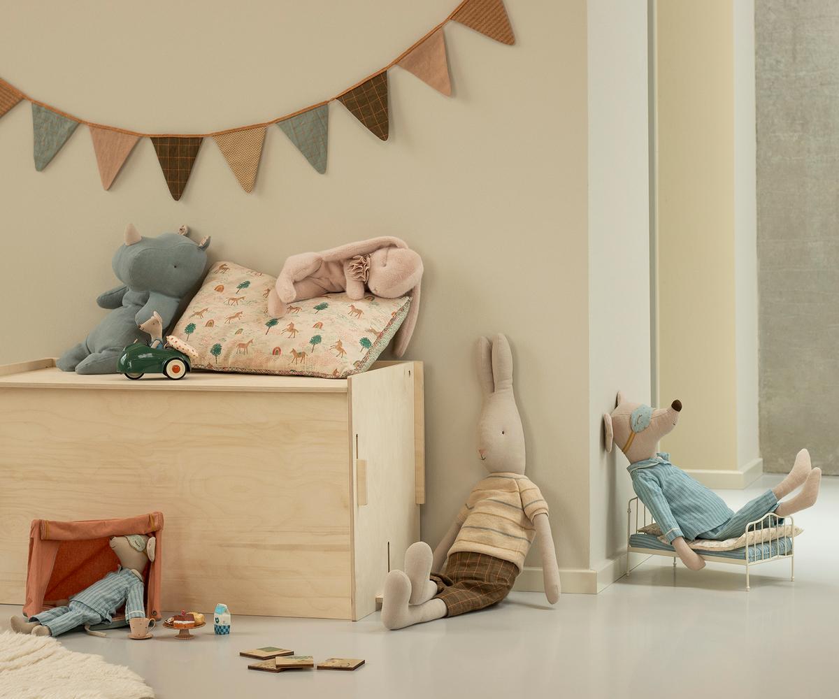 Conejito durmiente de peluche, Pequeño