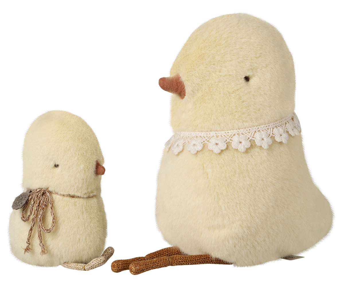 Peluche de gallina, Pequeño