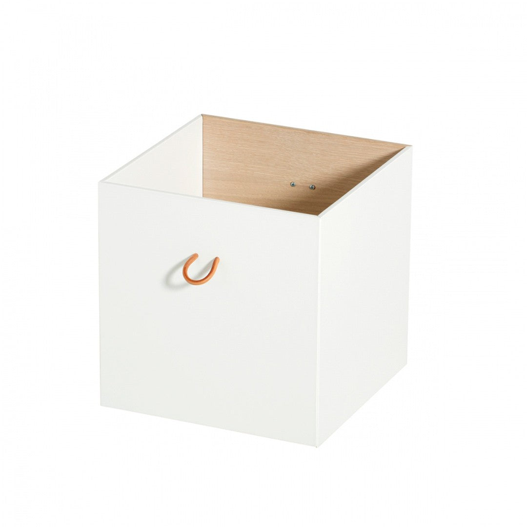 Cajon 3x Blanco/roble