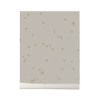 Wallpaper | Stars Metallic Gold Taupe