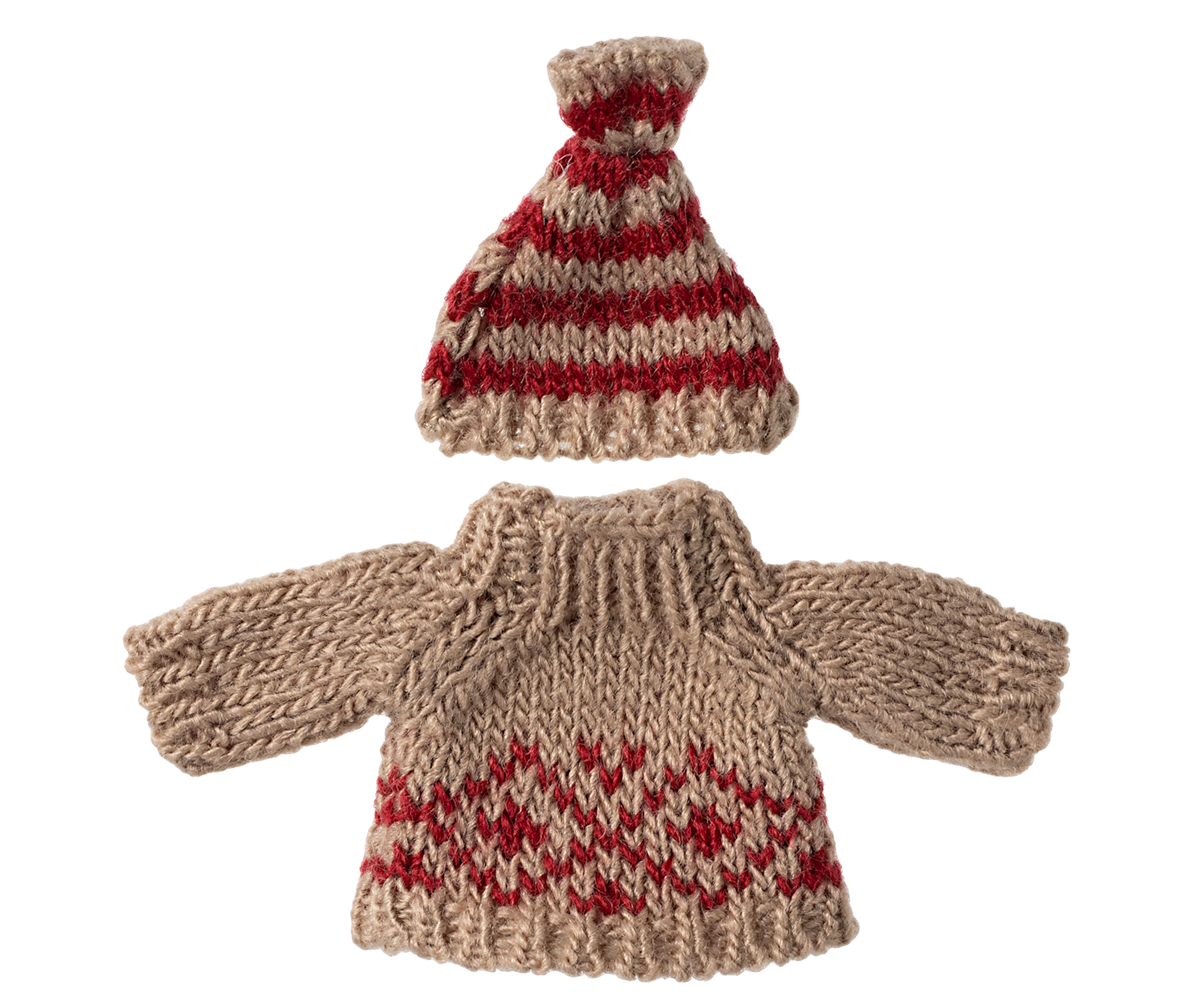 Jersey y gorro de punto, Mamá ratón