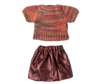 Falda y blusa de punto, Mamá ratón