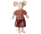 Falda y blusa de punto, Mamá ratón
