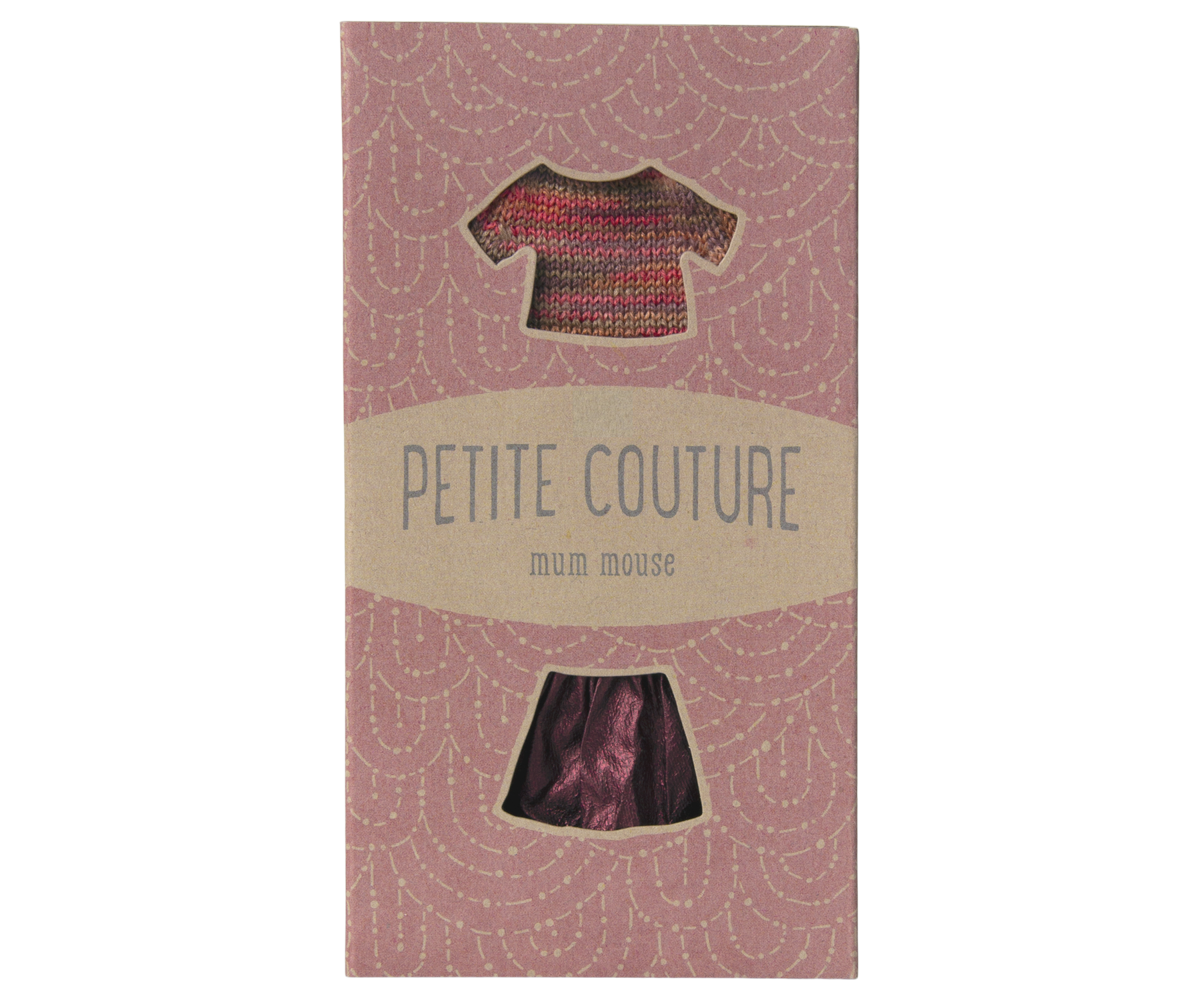 Falda y blusa de punto, Mamá ratón