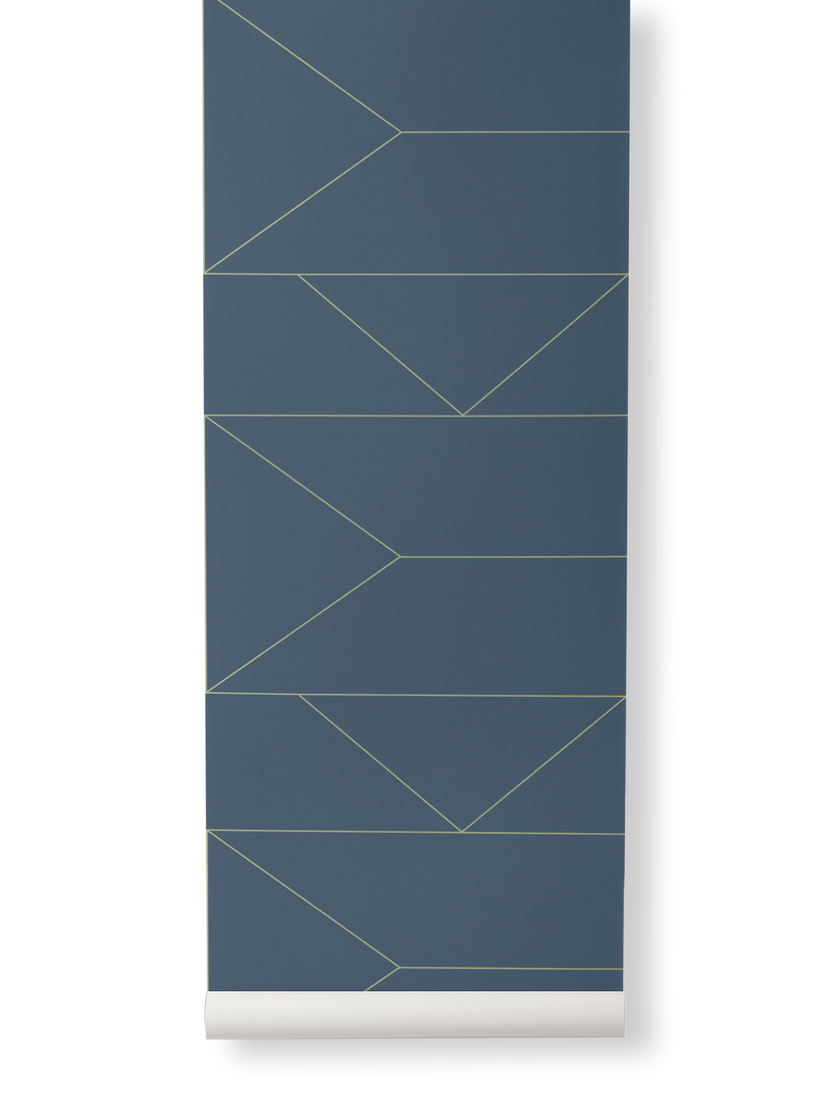 Papel pintado Lines – Azul oscuro
