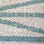 Alfombra Vinílica | Helmi Turquesa 70x100