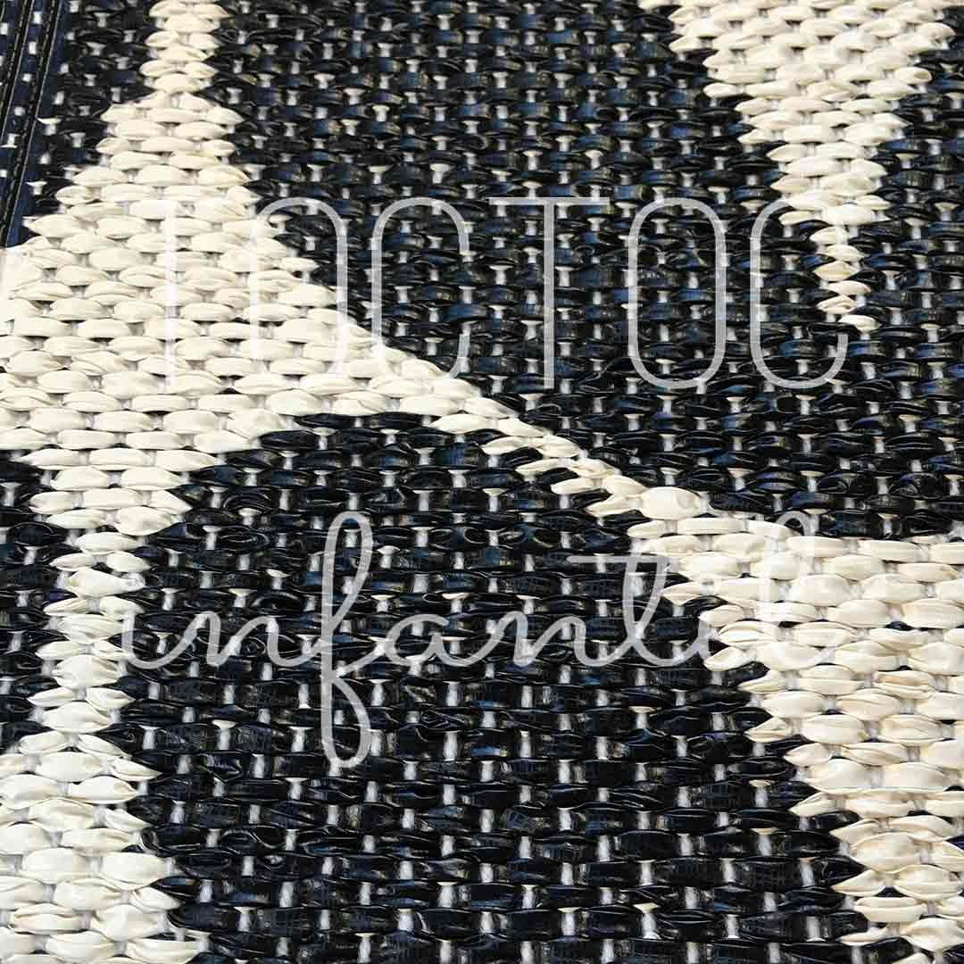 Alfombra Vinílica Karin Negro 70x300