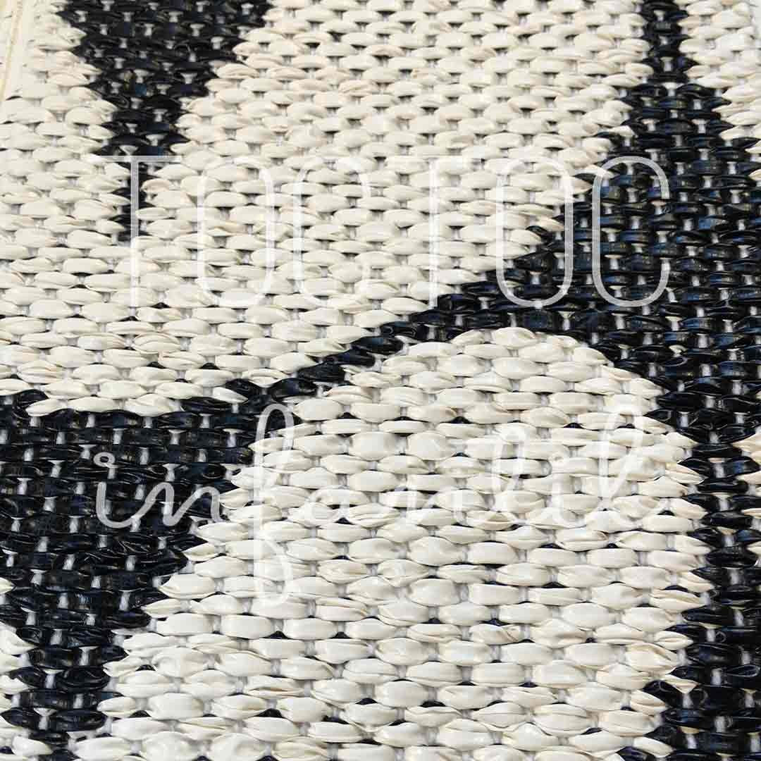 Alfombra Vinílica | Karin Negro 70x250