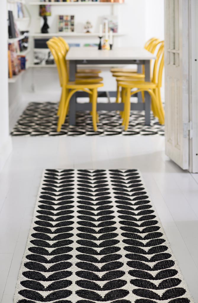 Alfombra Vinílica | Karin Negro 70x200