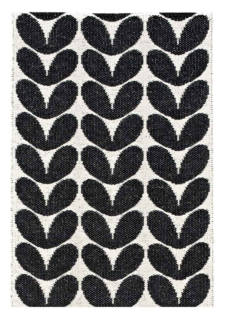 Alfombra Vinílica | Karin Negro 70x200