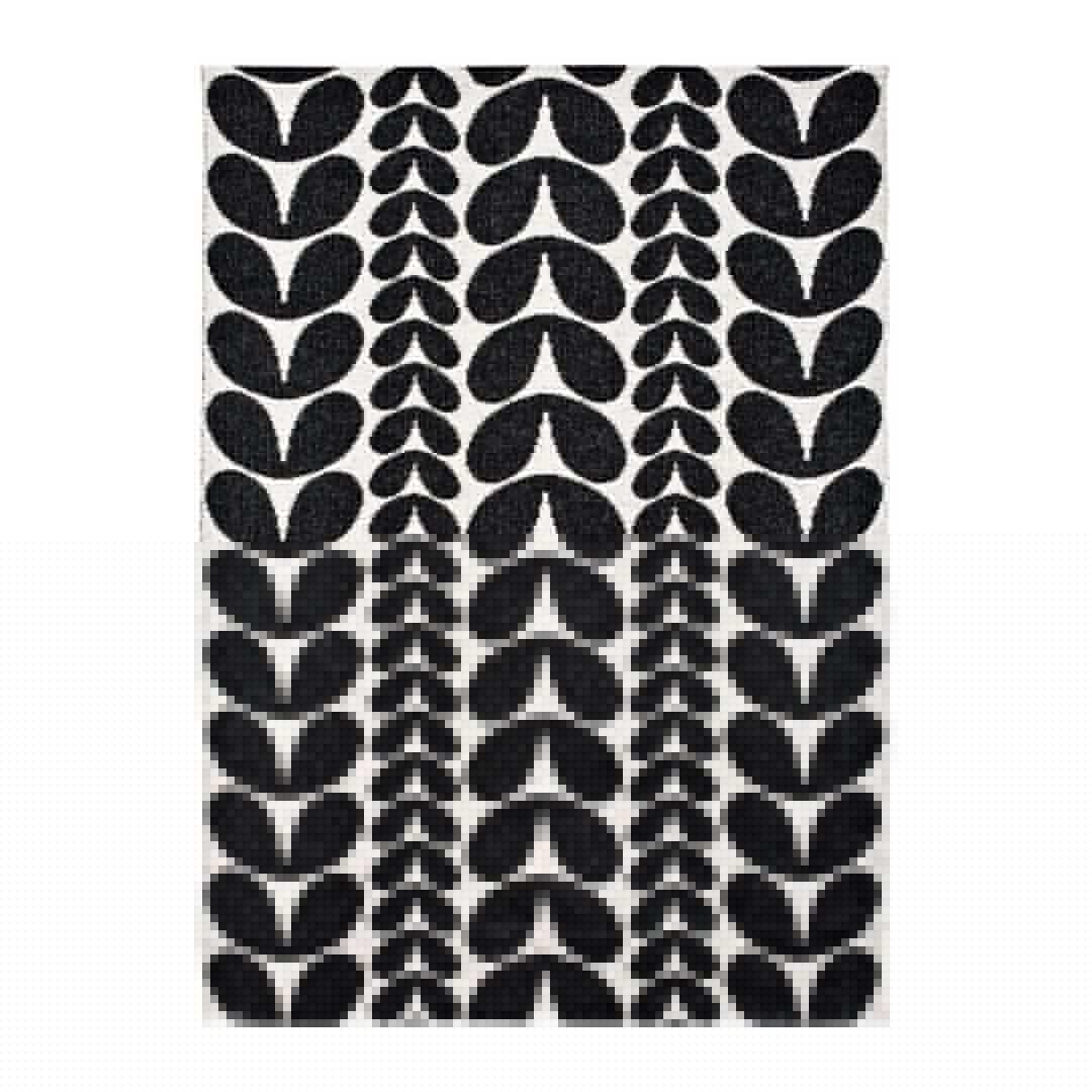 Alfombra Vinílica | Karin Negro 70x200
