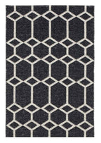 Alfombra Vinílica | Ingrid Negra 70x200