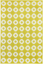 Alfombra Vinílica | Flower Amarilla 70x100
