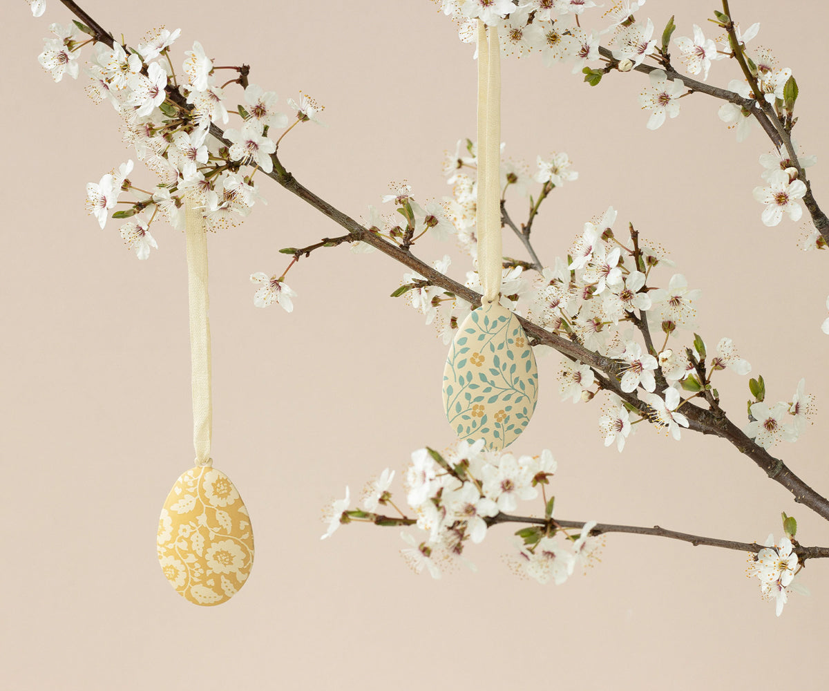 Adorno huevo de Pascua, Flores