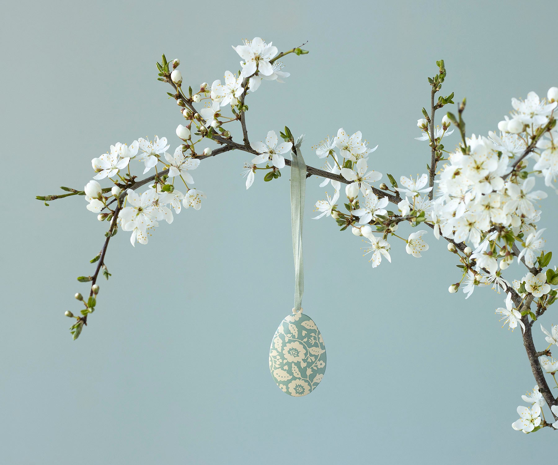 Adorno huevo de Pascua, Flores