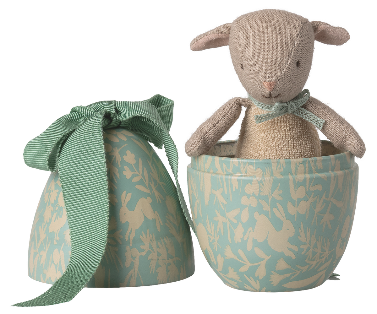 Huevo de Pascua con microcordero, Pequeño