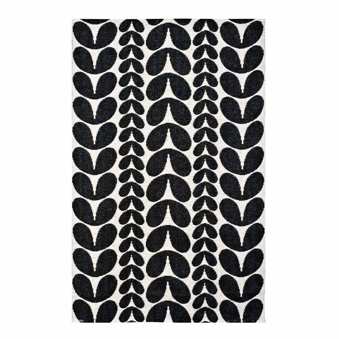Alfombra Vinílica Karin Negro 150x200