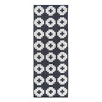 Alfombra Vinílica | Flower Negra 70x300