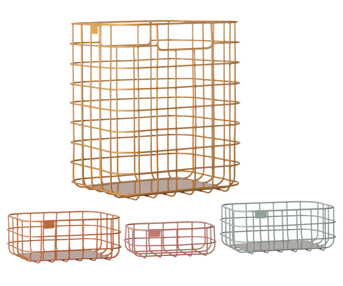 Juego de cestas metálicas, 4 piezas - Maileg