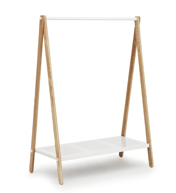 Toj large white hanging shelf
