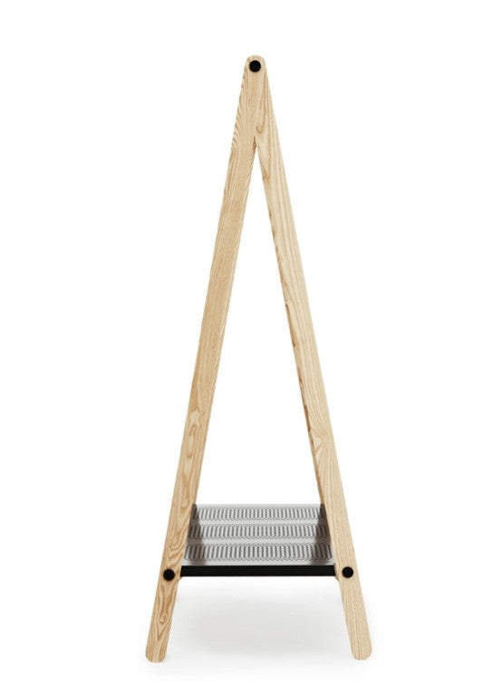 Toj large black hanging shelf