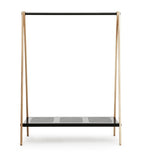 Toj large black hanging shelf