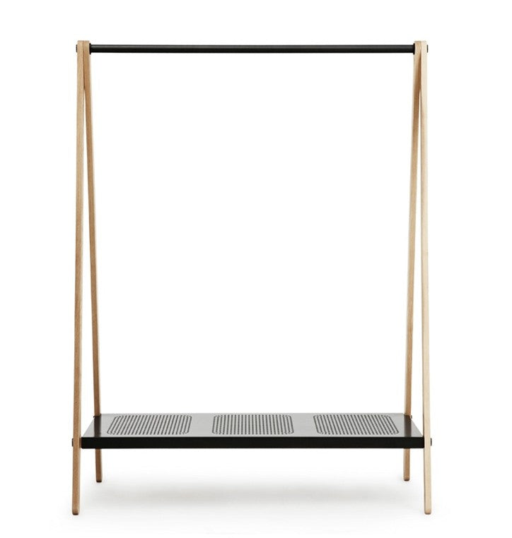 Toj large black hanging shelf