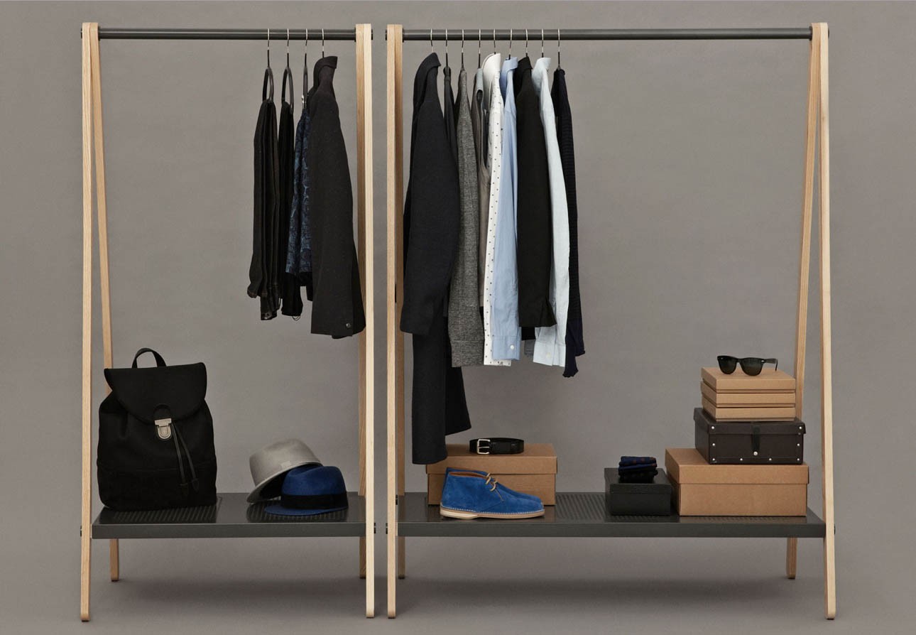 Estanteria para colgar Toj small black