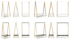 Estanteria para colgar Toj small white