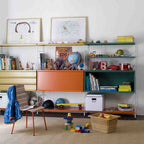 Estante de acero pintado verde 90 cm Tria36