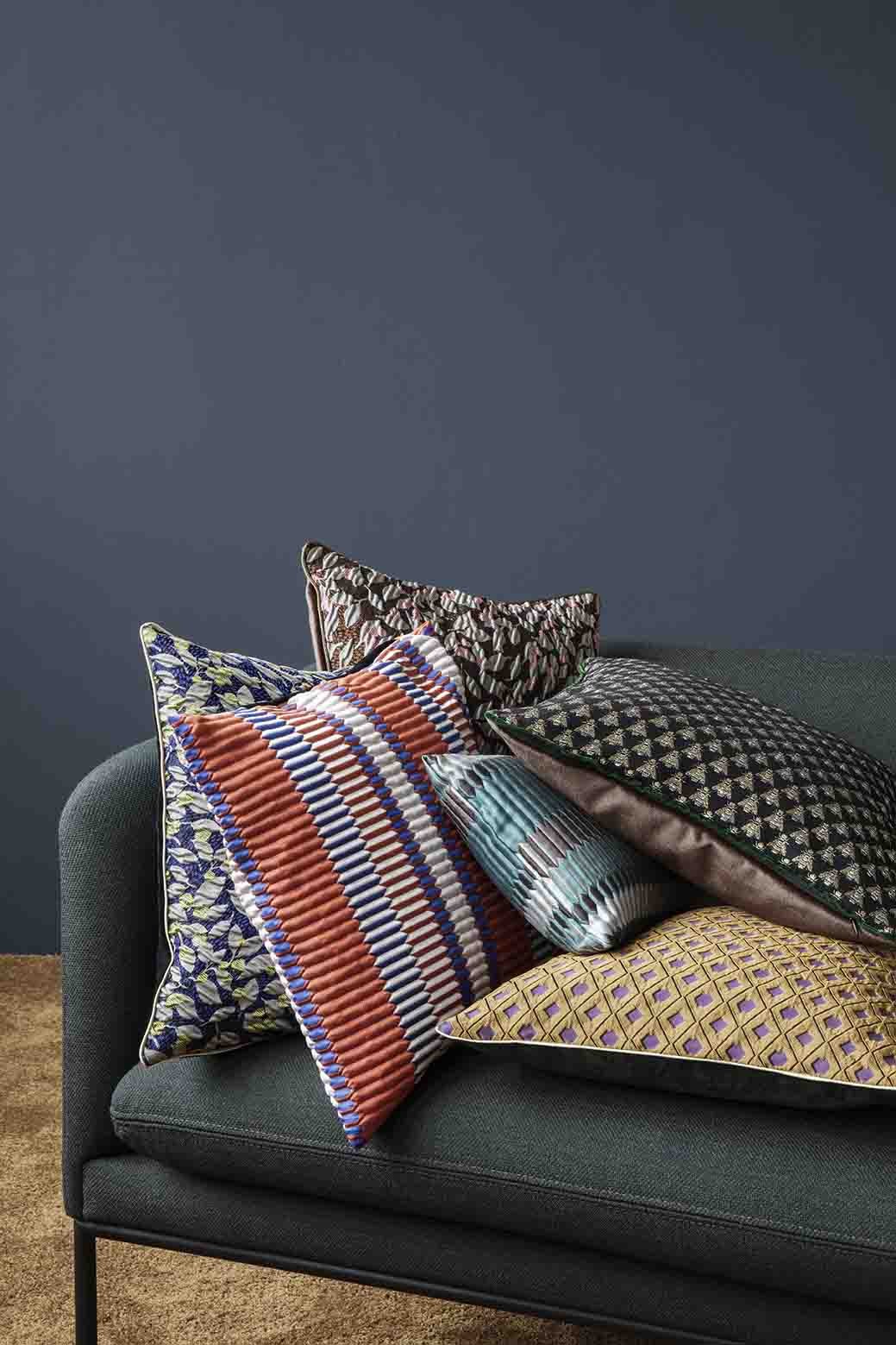 Cojin salon pleat-rust 40x25