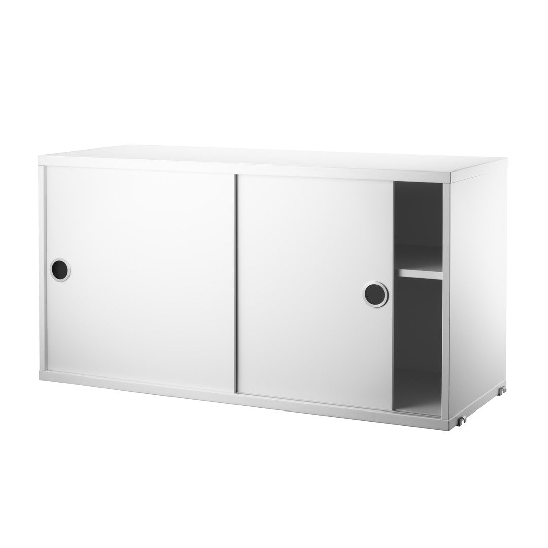 Armario corredero blanco 78x30cm