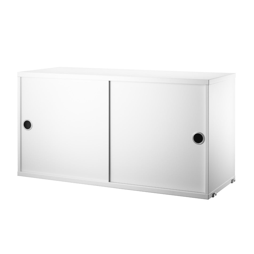 Armario corredero blanco 78x30cm